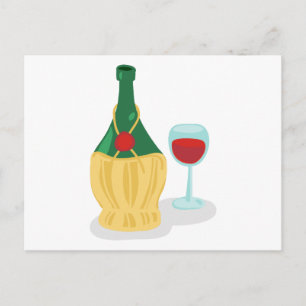 Italiaanse Chianti Briefkaart