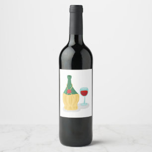 Italiaanse Chianti Wijn Etiket