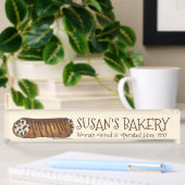 Italiaanse chocolade Chip Cannoli Bakery Pastry Ch Naambordje