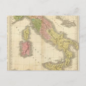 Italiaanse Chonology Atlas Map Briefkaart (Voorkant)