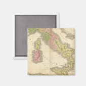 Italiaanse Chonology Atlas Map Magneet (Voorkant / Achterkant)