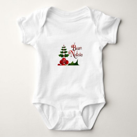 **ITALIAANSE CHRISTMAS** VOOR EEN **ITALIAANSE BAB ROMPER (Voorkant)