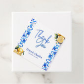 Italiaanse citroen bedankt huwelijksgunst bedankjes labels (In situ)