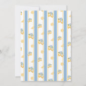 Italiaanse citroen grillige bruids douche uitnodig kaart (Achterkant)