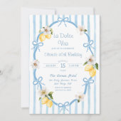 Italiaanse citroen La Dolce Vita verjaardag gestre Kaart (Voorkant)