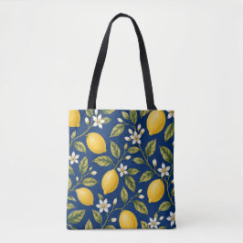 Italiaanse citroen markt tote bag