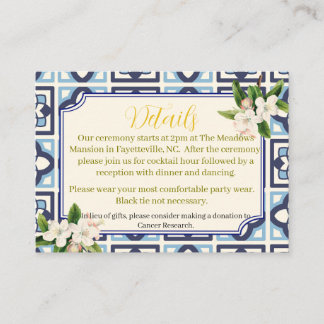 Italiaanse citroen trouw uitnodigingen detailkaart