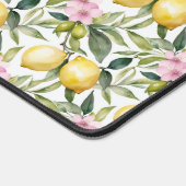 Italiaanse citroenbloesem Mediterrane Waterverf Bureaumat (Hoek)
