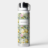 Italiaanse citroenbloesem Mediterrane Waterverf Waterfles (Achterkant)