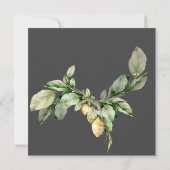 Italiaanse citroenboomgaard | Boho botanische brui (Achterkant)