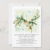 Italiaanse citroenboomgaard | Boho botanische brui Kaart (Voorkant)