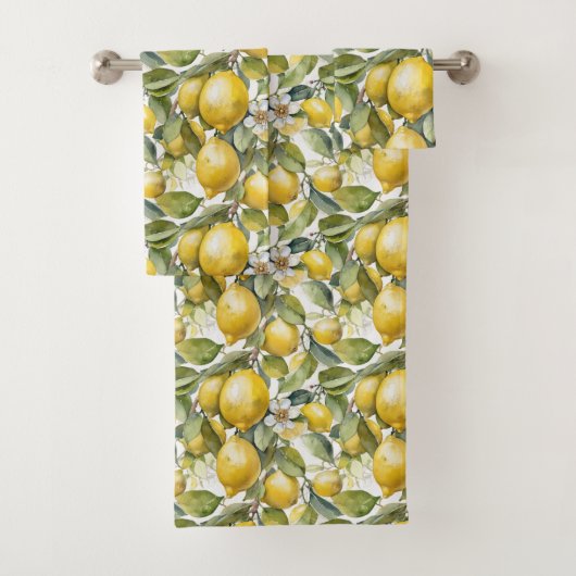 Italiaanse citroenen Amalfi kust Bad Handdoek (Insitu)