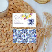 Italiaanse citroenen bougainvillea citrus cadeau r informatiekaartje