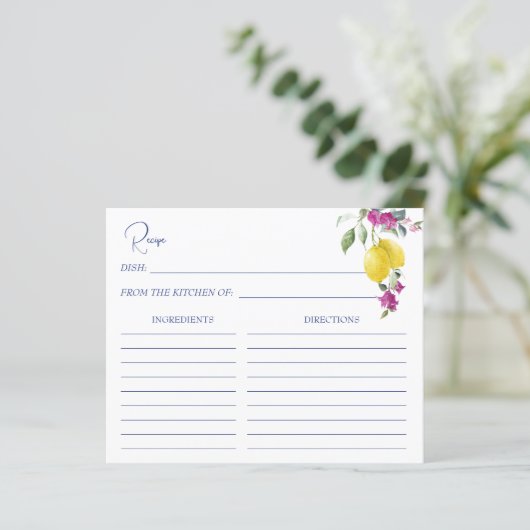 Italiaanse citroenen bougainvillea citrus recept k (Staand voorkant)