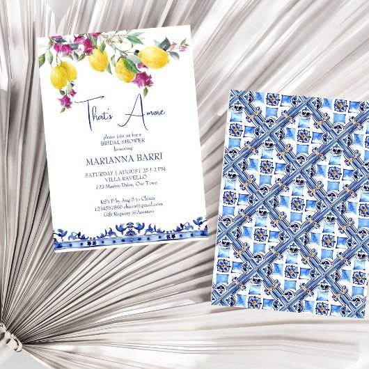 Italiaanse citroenen bougainvillea citrus vrijgeze kaart