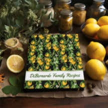 Italiaanse citroenen gepersonaliseerde familierece