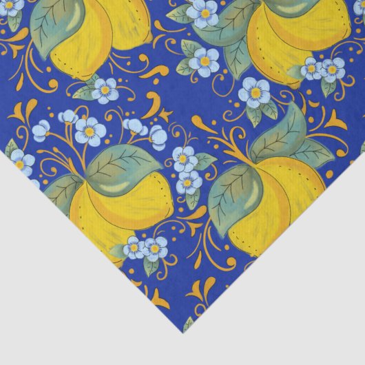 Italiaanse citroenen tissuepapier (Detail)