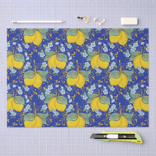 Italiaanse citroenen tissuepapier (Craft)