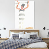 Italiaanse clown canvas afdruk (Insitu (Slaapkamer))