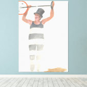 Italiaanse clown canvas afdruk (Insitu (Houten vloer))