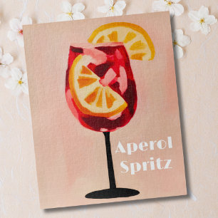 Italiaanse Cocktail Happy Hour Vintage Retro Kleur Legpuzzel