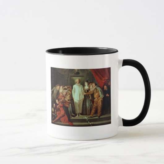 Italiaanse Comedians, c.1720 Mok (Rechts)