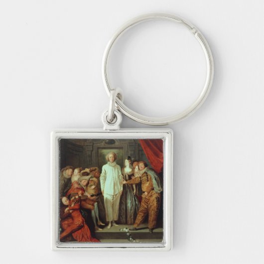 Italiaanse Comedians, c.1720 Sleutelhanger (Voorkant)
