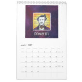 Italiaanse componistenkalender kalender (Mar 2027)