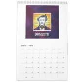 Italiaanse componistenkalender kalender (Mar 2026)