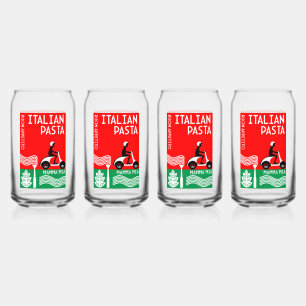 Italiaanse cook blikvorm glas