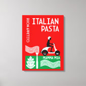 Italiaanse cook canvas afdruk (Voorkant)