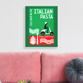 Italiaanse cook canvas afdruk (Insitu (Woonkamer))