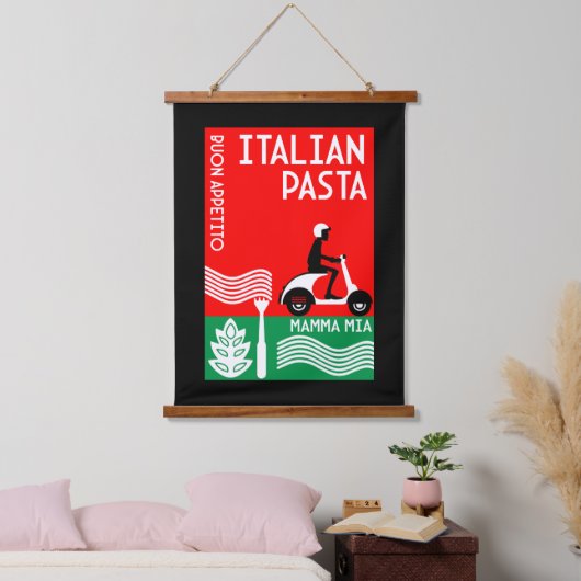 Italiaanse cook hangend wandkleed (Slaapkamer)