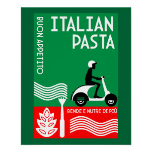 Italiaanse cook perfect poster