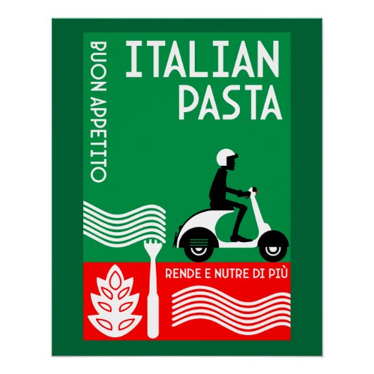 Italiaanse cook perfect poster (Voorkant)