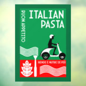 Italiaanse cook raamsticker (Vel 3)