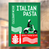 Italiaanse cook raamsticker (Vel 2)