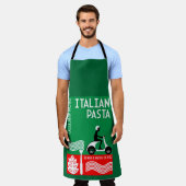 Italiaanse cook schort (Gedragen)