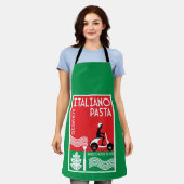 Italiaanse cook schort (Gedragen)