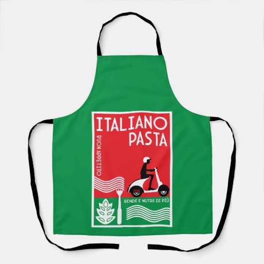 Italiaanse cook schort (Voorkant)