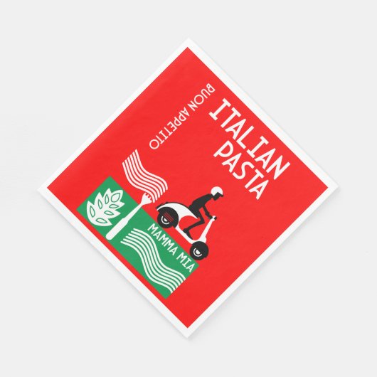 Italiaanse cook servet (Hoek)