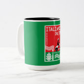Italiaanse cook tweekleurige koffiemok (Voorkant links)