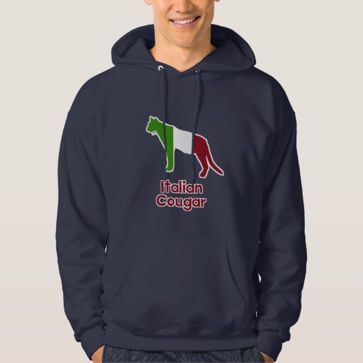 Italiaanse cougar hoodie (Voorkant)
