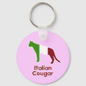 Italiaanse cougar sleutelhanger (Voorkant)