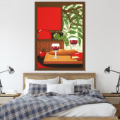 Italiaanse Cuisine Canvas Afdruk (Insitu (Slaapkamer))