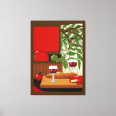 Italiaanse Cuisine Canvas Afdruk (Voorkant)