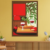 Italiaanse Cuisine Canvas Afdruk (Insitu (Woonkamer))