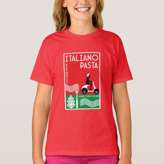 Italiaanse Cuisine T-shirt (Voorkant)