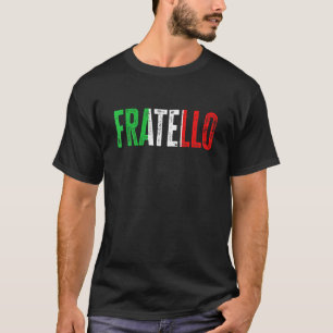 Italiaanse cultuurfamilie Italië geboren in Fratel T-shirt