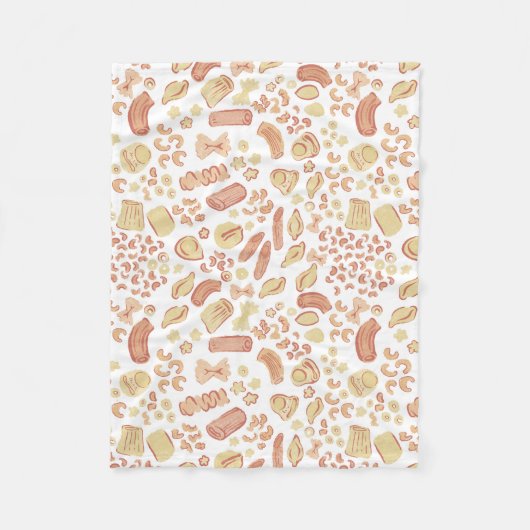 ITALIAANSE CUTIES Het schattige Italiaanse pasta p Fleece Deken (Voorkant)